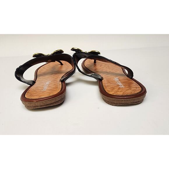 Women's Flip Flops Thong Slip On Casual Butterfly Decoration Sandals Shoes 8.5 - Picture 4 of 7